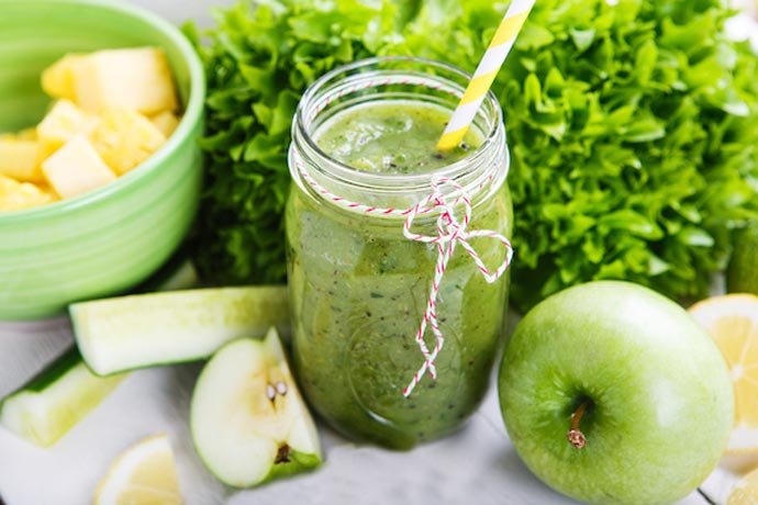 Độc đáo: Công thức làm sinh tố detox giảm mỡ bụng
