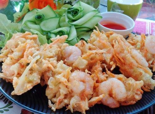 Cách làm món tôm chiên rau củ đơn giản mà nhiều dưỡng chất