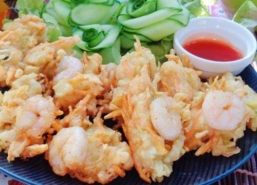 Cách làm món tôm chiên rau củ đơn giản mà nhiều dưỡng chất