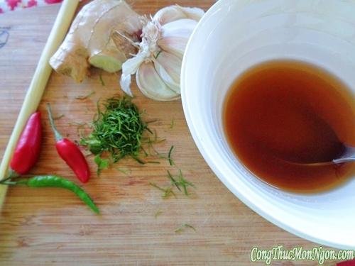 Cách pha nước chấm ốc ngon tuyệt hảo