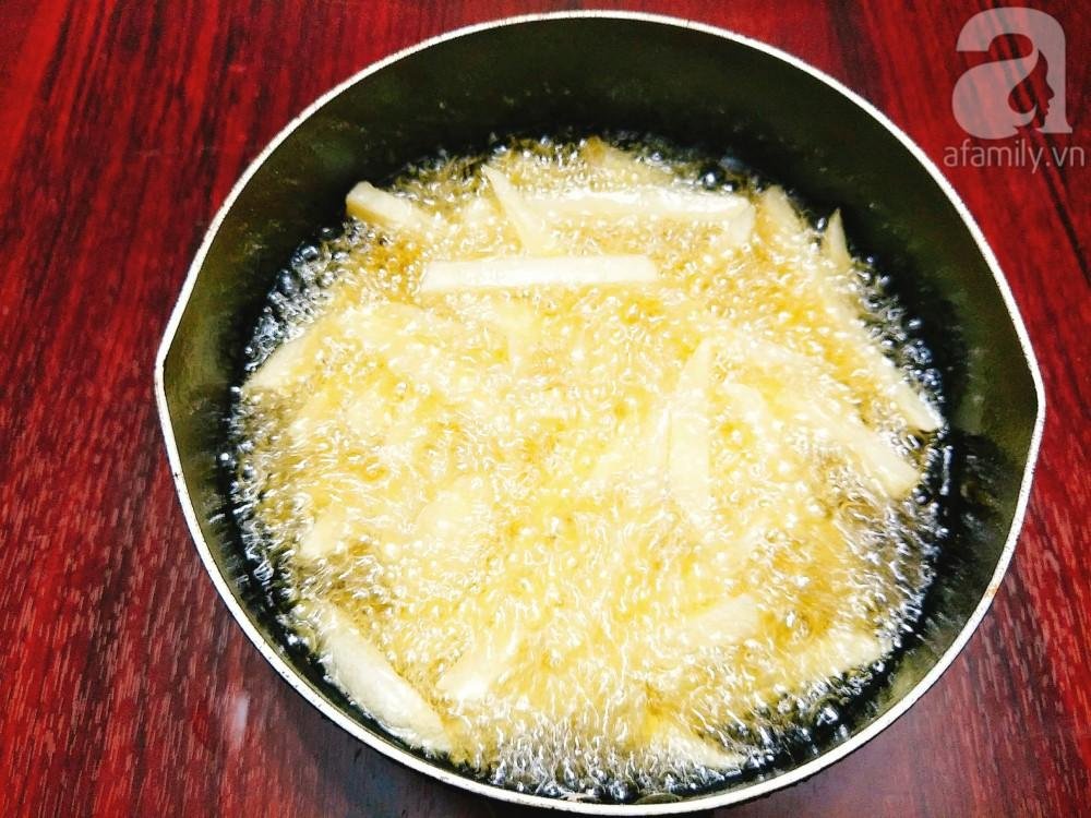 Khoai tây chiên muốn vàng ruộm mà giòn lâu bạn không thể bỏ qua bài viết này