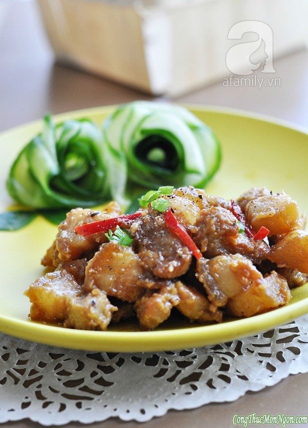 Thịt rim kiểu mới cho bữa tối ngon cơm