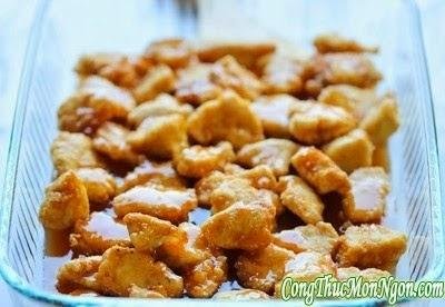 Công thức làm món gà xốt chua ngọt mềm thơm tuyệt hảo