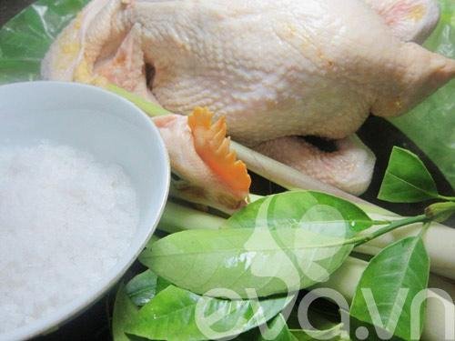 Lạ miệng với gà hấp muối