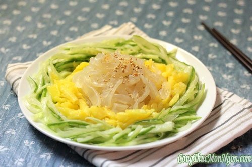Nộm sứa giòn tan chống ngấy
