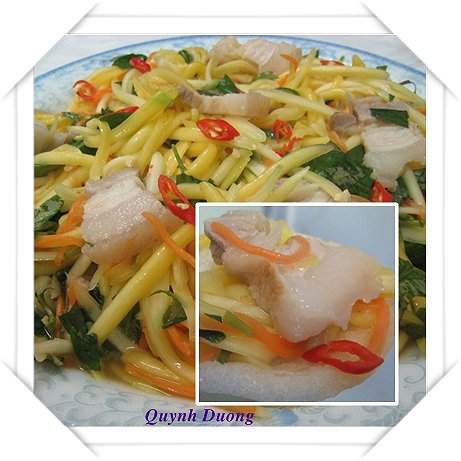 Nộm xoài thịt heo