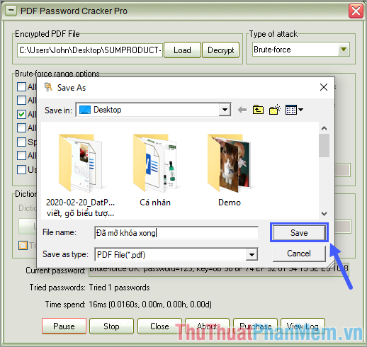 Bạn tiến hành đặt tên cho file mới và chọn Save để lưu trữ lại