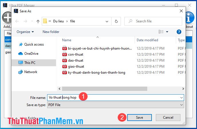 Chọn Save