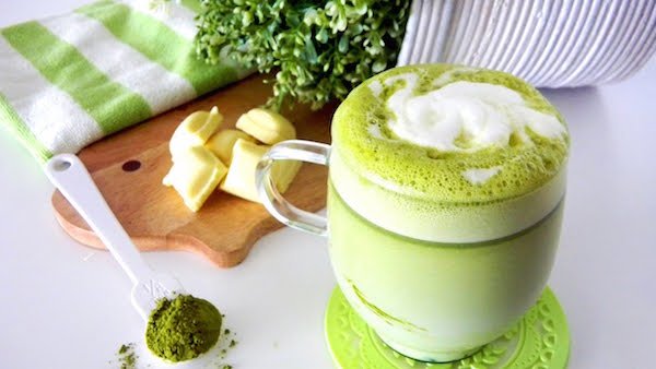 Matcha tra xanh co huong vi thom ngon