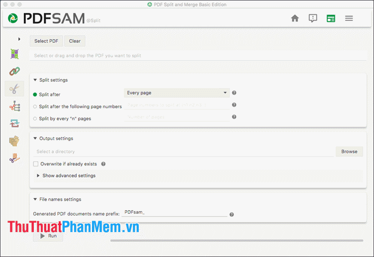 Phần mềm PDFSAM
