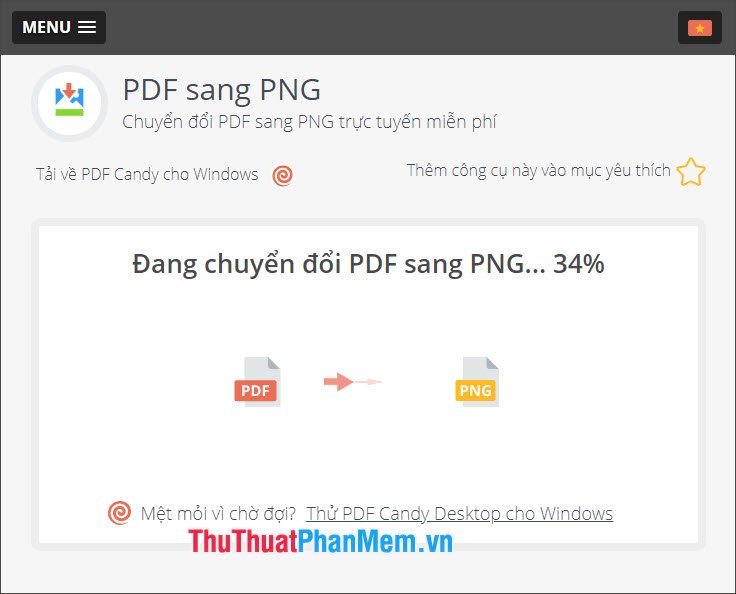 Quá trình chuyển đổi dễ ra trong vài phút