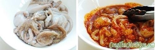 Bạch tuộc nướng kiểu Hàn Quốc