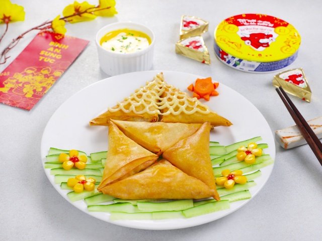 Chả giò rau củ phô mai