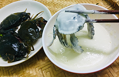 Cua lột chiên bột