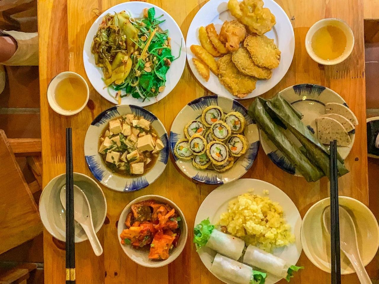 Đổi vị với cỗ chay