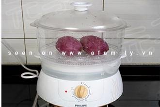 Hướng dẫn cách làm sinh tố khoai lang tím