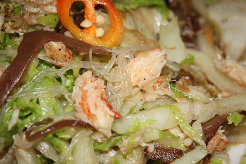 Miến xào cua