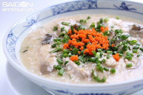 Nhẹ bụng, bổ dưỡng với cháo cá nấm rơm