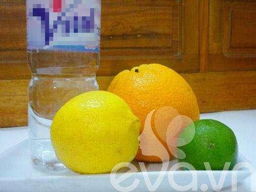 Siro trái cây họ chanh uống thật tuyệt